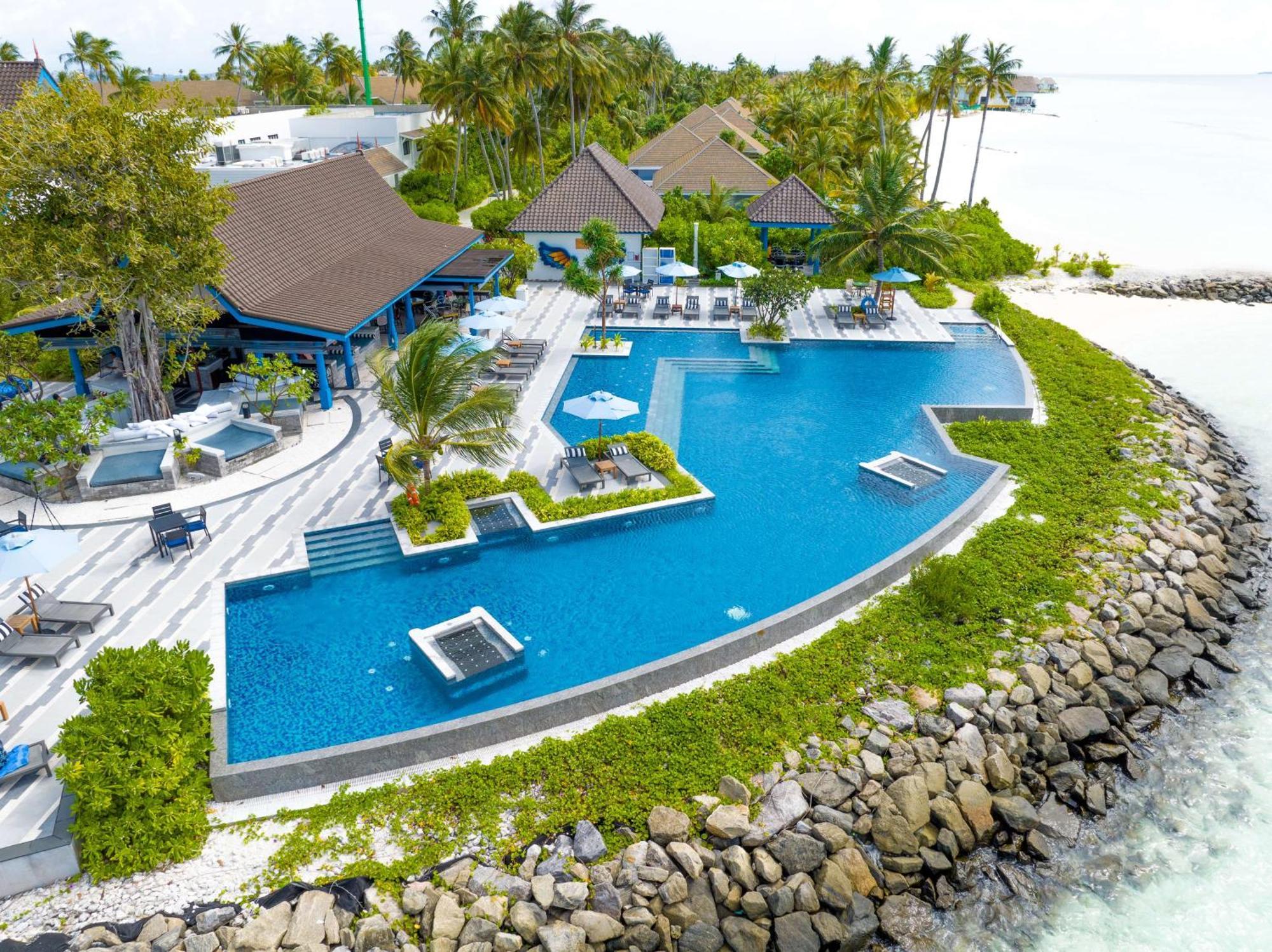 Saii Lagoon Maldives, Curio Collection By Hilton Emboodhoo Lagoon Exterior foto